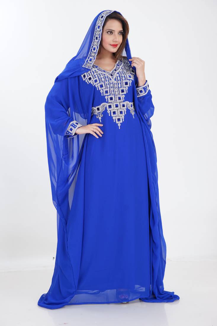 Dubai Kaftan Women Dress Long Gown Farasha Morocco jalabiya maxi Wear