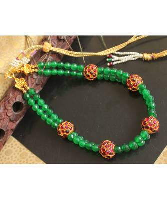 Beautiful Kemp Green Agates Designer Necklace Set 1