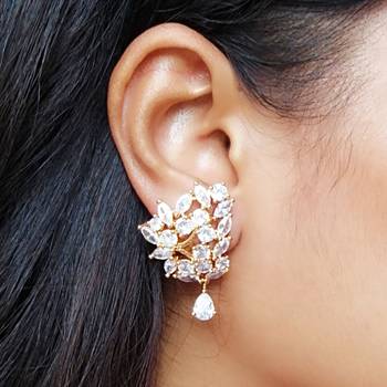 Gold earrings 2