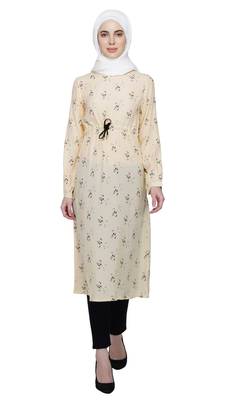 Yellow Floral Dress by Ruqsar 1