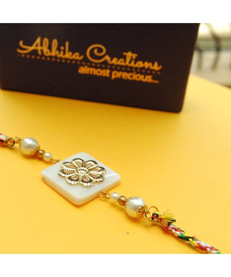 Metallic MOP Rakhi