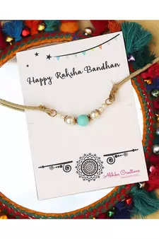 Blue Pearl Rakhi