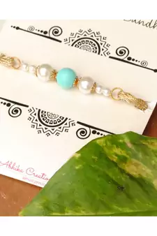 Blue Pearl Rakhi