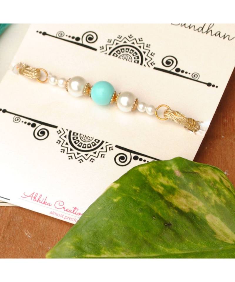Blue Pearl Rakhi
