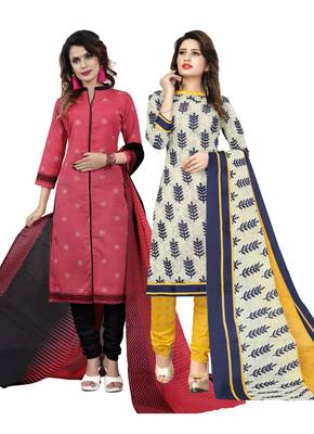 Pink Printed Cotton Salwar 1