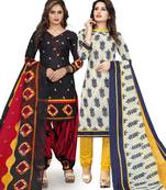 Black Printed Cotton Salwar