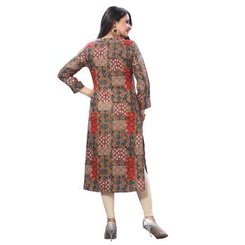 Multicolor printed rayon kurtas-and-kurtis 2