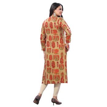 Multicolor printed rayon kurtas-and-kurtis 2