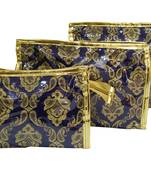 Shree Shyam Products Brocade Designer Utility Plastic Coated Pouch Bags For Ladies