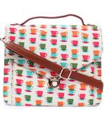 Lychee bags Canvas Printed Satchel Bag