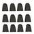 atorakushon Shoe Cover Travelling Shoe Storage Bag/Storage Footwear Organiser Pouch Shoe Bag Black Pack of 12