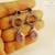 Lavender Rhinestone Crystal Vintage Earrings