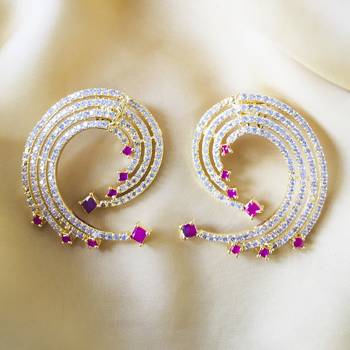 Gold earrings 2