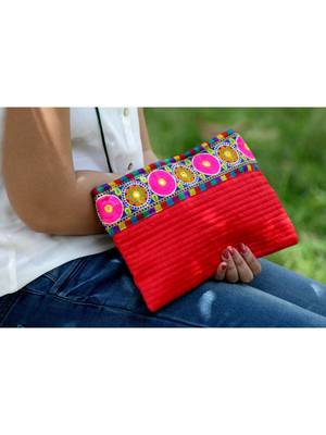 Red Color Sling Bag 1