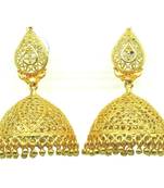 Gold earrings