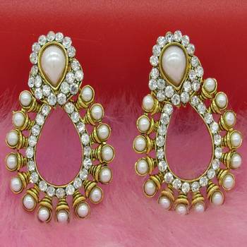 White earrings 2