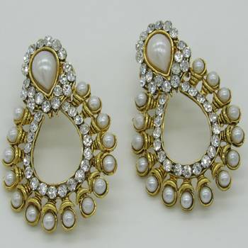 White earrings 3