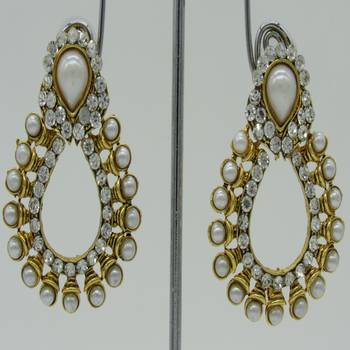 White earrings 4