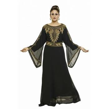 Dubai Kaftan Women Dress Long Gown Farasha Wear 1