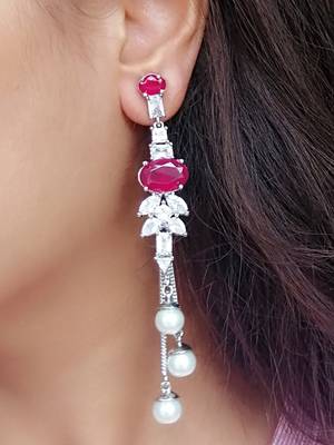 Silver earrings 1
