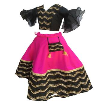 Black Rani,heavy emdroyred blouse indowestern,designer Lehenha choli  without chunni 3