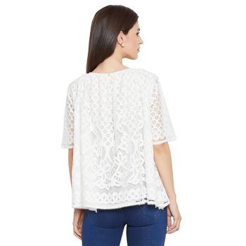 White woven Cotton tops 5