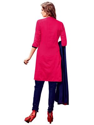Red Embroidered Cotton Salwar 2