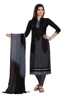 Black Embroidered Cotton Salwar 1