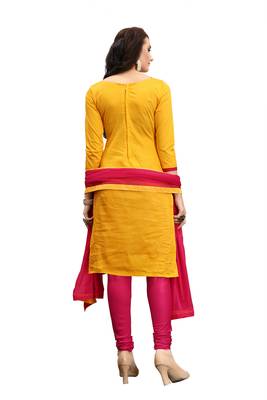 Yellow Embroidered Cotton Salwar 2