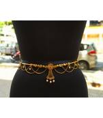 Gold waist-belt