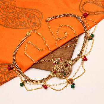 Maroon Waist Belt 1