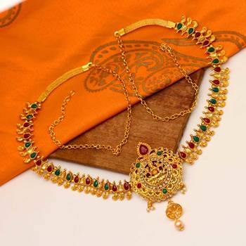 Maroon waist-belt 1