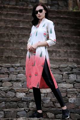 Dual Hand Dye Straight Kurta 1