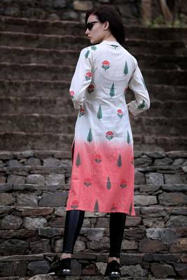 Dual Hand Dye Straight Kurta 2