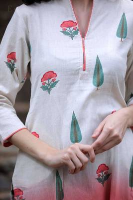 Dual Hand Dye Straight Kurta 3