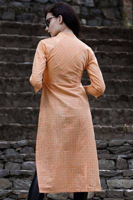 Butterscotch & Orange Kurta 2