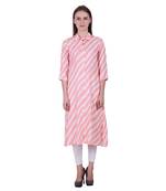 Multicolor Printed Cotton Ethnic Kurti