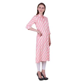 Multicolor Printed Cotton Ethnic Kurti 4