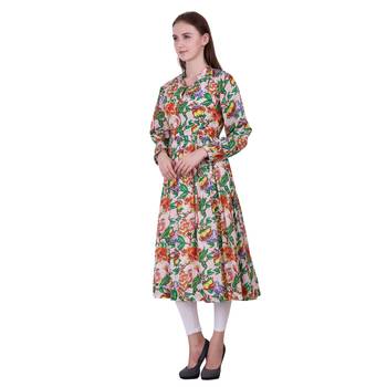 Multicolor Printed Cotton Ethnic Kurti 3