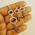White Rhodium Plated Black Onyx CZ Pendant Earring Jewellery