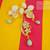 Matt Blue CZ Flower Pendant Earring Jewellery Set