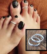 Silver toe-rings