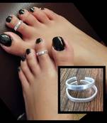 Silver toe-rings