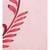 pink Printed faux georgette saree with blouse