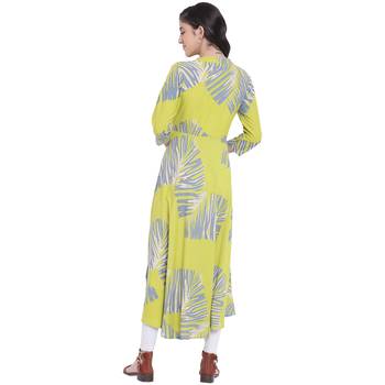 Green printed rayon kurtasandkurtis 2