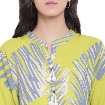 Green printed rayon kurtasandkurtis 5