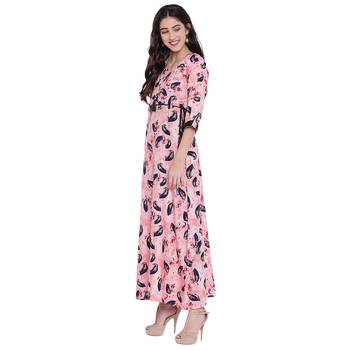 Pink printed rayon kurtasandkurtis 3