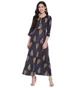 Grey printed rayon kurtasandkurtis