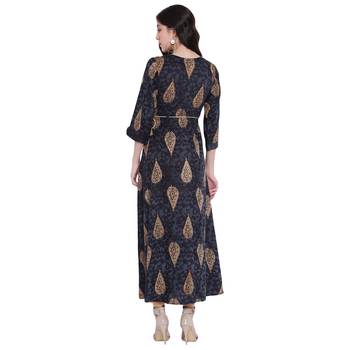 Grey printed rayon kurtasandkurtis 2