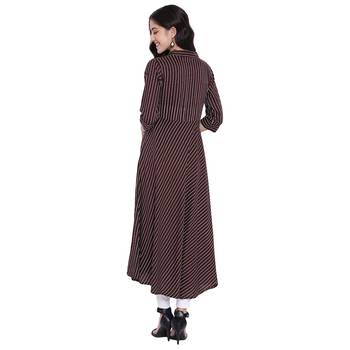 Brown printed rayon kurtasandkurtis 2